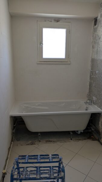 Rénovation salle de bain en cours – Nantes Viarme