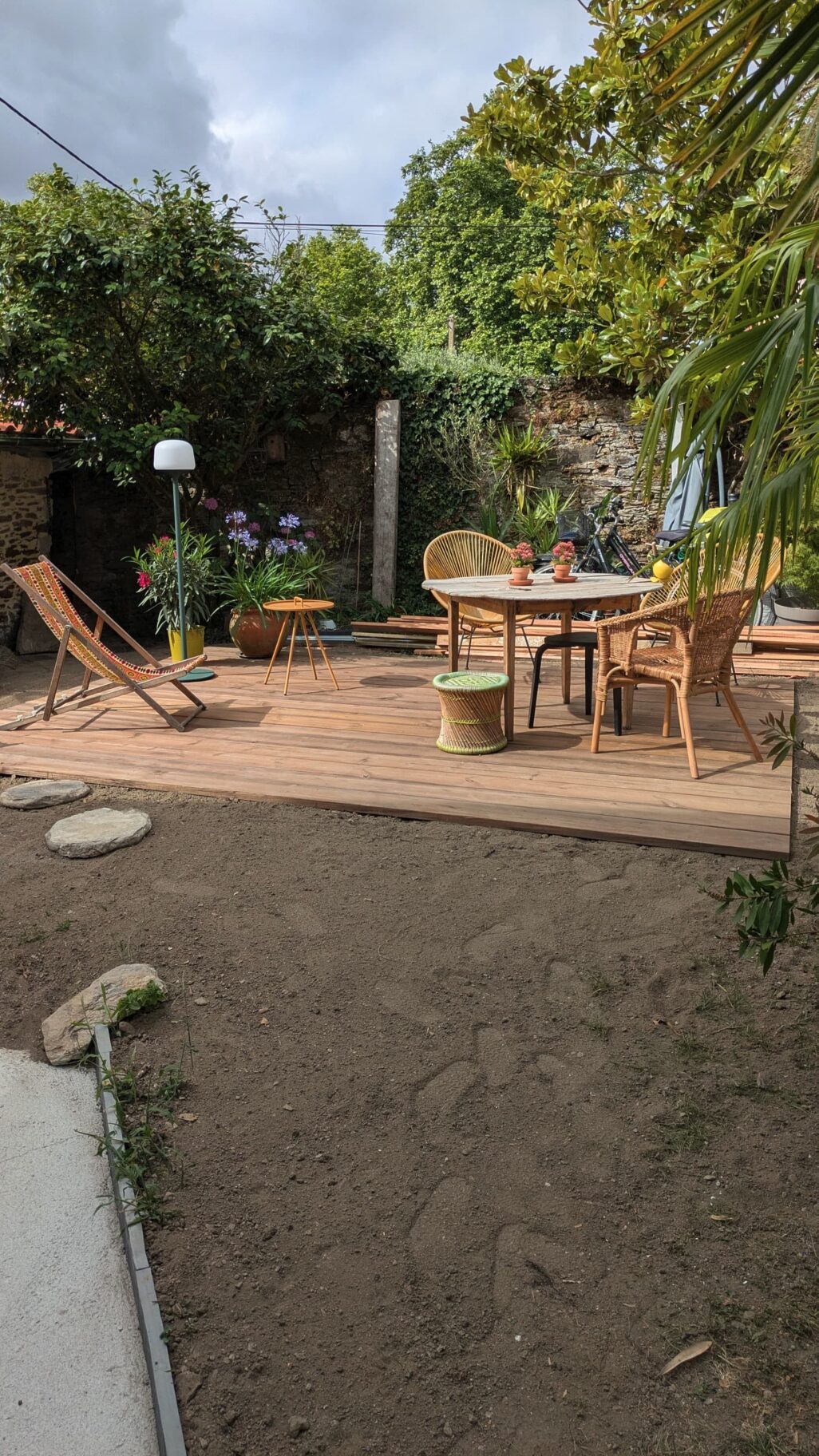 Terrasse bois réalisée à Nantes dans le cadre d’une rénovation complète