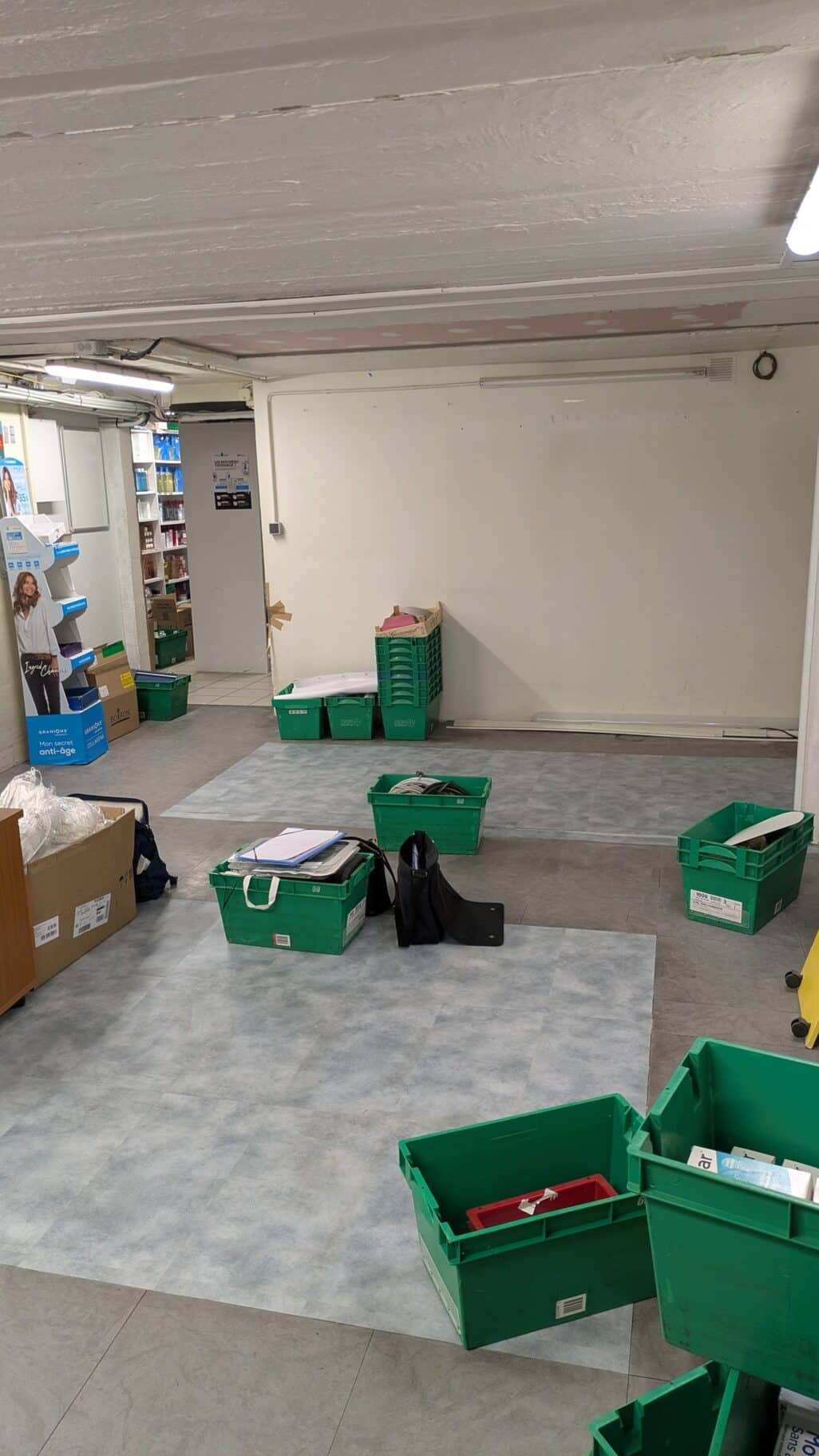 Travaux de réaménagement de la réserve